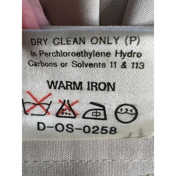 Vintage Jaeger Pure Wool Tan Skirt Midi Pleated Size 8 Y2K Professional - Picture 10 of 11